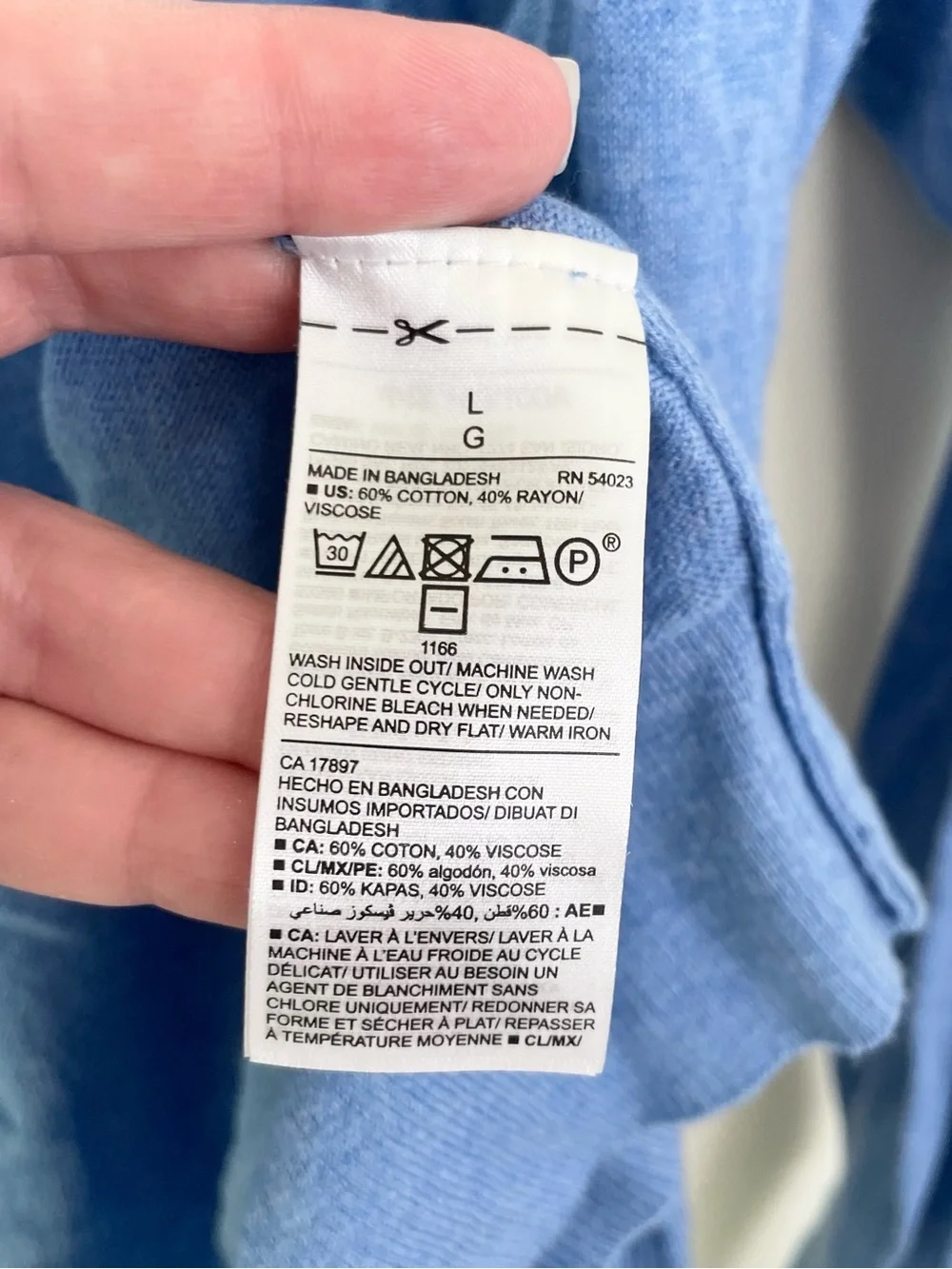 Old Navy Open Cardigan Sweater Light Blue L Large Lightweight Flowy Cotton Blend